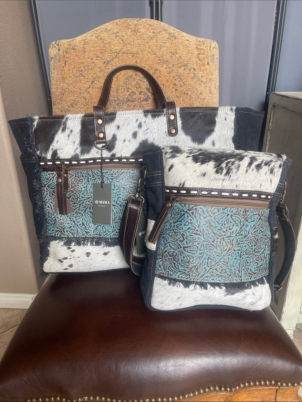 Myra Bag-Seagrass Weekender Set/Actual Bags